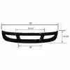 Front Bumper, Black with Large Tow Hook Hole - Fits International