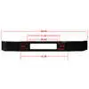 Front Bumper with Pre-Drilled Mounting Holes, Black - 94" x 9.5" - Fits Stepvans with Utilimaster Body