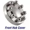 Front Wheel Simulator hub cover - Stainless Steel - for 89-350