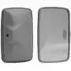 Gray Plastic Mirror Head with Flat Glass - 6.5&quot; x 10&quot; - Velvac 704181 -universal
