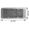 Grille, Gray Plastic. Fits Freightliner FL60, FL70, FL80, FL106, FL112