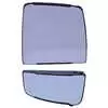 Heated Upper Flat Glass & Lower Convex Glass Kit for Velvac 2020XG Topkick & Kodiak Mirror Heads - Right Side
