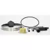 Horizontal plastic hydraulic pump reservoir fits Monarch, 5.5" x 6.5" x 19", 247 cubic inch usable, 1.06 gallon usable