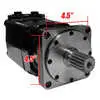 Hydraulic Auger Motor - 59.97 Cubic Inch - Buyers SaltDogg