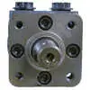Hydraulic Spinner Motor - 4 Bolt Mount with 2.8 cu. in. Displacement - Keyed & Cross Drilled Shaft - SAE Ports
