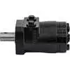 Hydraulic Spinner Motor - 4 Bolt Mount with 2.8 cu. in. Displacement - Straight Cross Drilled Shaft - NPT Ports - Buyers SaltDogg