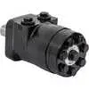 Hydraulic Spinner Motor - 4 Bolt Mount with 2.8 cu. in. Displacement - Straight Cross Drilled Shaft - NPT Ports - Buyers SaltDogg