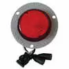 LED 2&quot; Red Flange Clearance/Marker Lamp with Plug