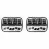 LED 5" x 7" Rectangular Hi/Low Dual Beam 2 Head Light Kit