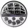 LED 7" Round Hi/Lo Dual Beam Head Light