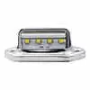 LED License Light with Stainless Steel Chrome Bezel