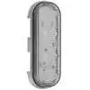 LED Oval back up lights only with AMP Connector, 9 LEDs