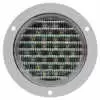 LED Round Clear Back Up Lamp with Gray Flange - 27 LED&#039;s - Truck-Lite 44236C
