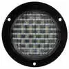LED Round Clear Back Up Light with Black Flange - 27 LED&#039;s - Truck-Lite 44240C
