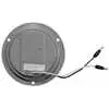 LED Round Clear Dome Light White Flange Mount, 6 Diodes