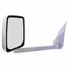 Left 2020 Standard Heated Remote Mirror Assembly for 102" Body Width - White - Fits GM - Velvac 714921