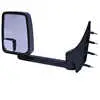 Left 2020 Standard Heated Remote Mirror Assembly for 96" Body Width - Driver side - Black - Fits 03-On Ford E-Series