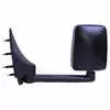 Left 2020 Standard Heated Remote Mirror Assembly for 96" Body Width - Driver side - Black - Fits 03-On Ford E-Series - Velvac 715423