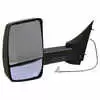 Left 2020XG Deluxe Heated Remote / Manual Mirror Assembly with Light for 96&quot; Body Width - Black - Velvac 716353