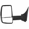 Left 2020XG Deluxe Manual Mirror Assembly for 96" Body Width - Driver side - Black - Fits GM - Velvac 715913