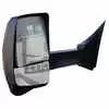 Left 2020XG Heated Remote / Manual Mirror Assembly with Blind Spot Camera for 96" Wide Body - Black - Fits Ford E Series Velvac 717517