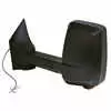 Left 2020XG Heated Remote / Manual Mirror Assembly for 102" Body Width - Driver side - Black - Fits GM - Velvac 716329
