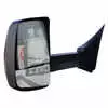 Left 2020XG Heated Remote / Manual Mirror Assembly with Signal Arrow for 102" Body Width - Black - Fits GM - Velvac 716327
