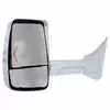 Left 2020XG Heated Remote / Manual Mirror Assembly with Signal Arrow for 102" Body Width - White - Fits Ford E Series - Velvac 716369