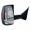 Left 2020XG Heated Remote Mirror Assembly with Signal Arrow - Black - Fits Ford E Series - Velvac 716345