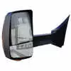 Left Black Heated 2020XG Mirror Assembly with Light for 102&quot; Wide Body - Driver side - Remote Manual Velvac 716323