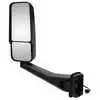 Left Black Heated, Lighted Manual Mirror Assembly, Driver side - Kodiak / Topkick
