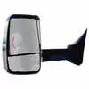 Left Chrome Heated 2020XG Mirror Assembly with Signal Arrow in Glass for 96&quot; Wide Body - Driver side - Remote/Manual - Fits GM Velvac 716419