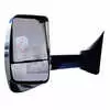 Left Chrome Heated 2020XG Mirror with Camera &amp; with Signal Arrow in Glass for 96&quot; Wide Body - Driver side - Remote/Manual - Fits GM Velvac 717579
