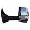 Left Chrome Heated 2020XG Mirror with Camera & with Signal Arrow in Glass for 96" Wide Body - Remote/Manual - Fits GM Velvac 717579