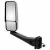 Left Chrome Mirror Assembly, Manual, Heated - Driver side - fits Chevrolet/GM Kodiak Topkick 2003-2009
