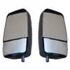 Left Deluxe Mirror Head with Manual Flat / Convex Glass - Black - Pair Velvac