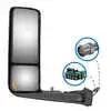 Left Mirror Assembly, Chrome Cover with Amber Tun Signal - Fits International
