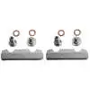 Left or Right front or rear dual piston caliper kit with ABS. 