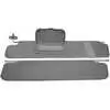 Left Sun Visor Assembly with Mirror, Medium Neutral - Fits International 4300/4400/7300/7500/7600 2008-2017