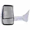 Left White Heated 2020XG Mirror Assembly with Signal Arrow in Glass for 96" Wide Body - Remote Manual - Fits GM Velvac 716387