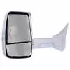 Left White Heated 2020XG Mirror Assembly with Signal Arrow in Glass for 96&quot; Wide Body - Driver side - Remote Manual - Fits GM Velvac 716387