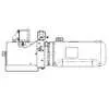 Liftgate Power Unit - Power Up/Power Down - 4.5&quot; Dia x 12&quot; Reservoir - Fits Thieman LRST, M, MLB, SL &amp; TWL Series