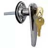 Locking Handle - Chrome - Side or Rear Door with 5/16 x 3" Shaft