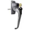 Locking Handle with Push Button Lock with 5/16" x 5-15/16" Shaft - Genuine Kason - Keyed #20 - fits Todco & Whiting Roll Up Door