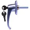 Locking Outside Blind Mount Handle with 5/16 x 2" Shaft - fits Todco & Whiting Roll Up Door