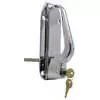 Locking Side Door Handle, 3/8" x 3-3/4" Shaft, Key Required to Lock - Keyed #25