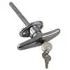 Locking T Handle with 5/16 x 4" Shaft - Chrome