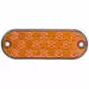 LED Low Profile Amber Oval Rear Park / Turn Light, 14 LED's