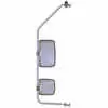 Mirror Assembly with Preset - White Steel Mirror Heads And Loop - Passenger side - Right Side - Velvac 714960