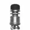 Momentary Push Button Switch with Rubber Cap - 3 Terminal